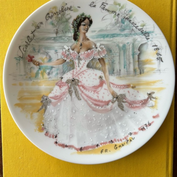 Vintage Hand Painted Decorative Plate - Picture 2 of 4